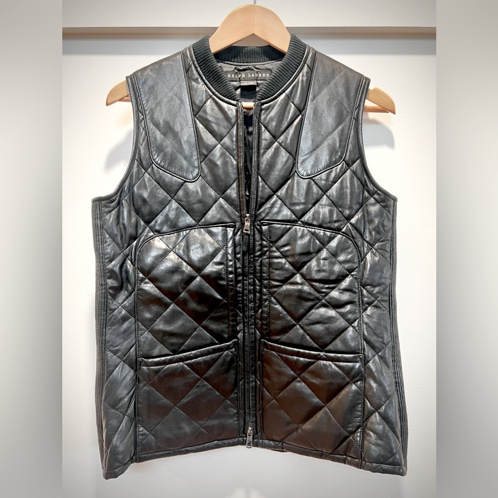 Ralph Lauren lambskin vest - Excellent condition